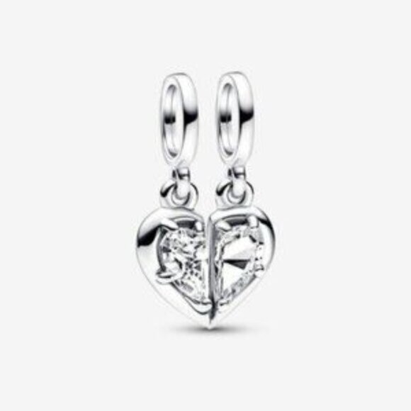 Pandora Silver Heart Charm Bracelet - Picture 1 of 5